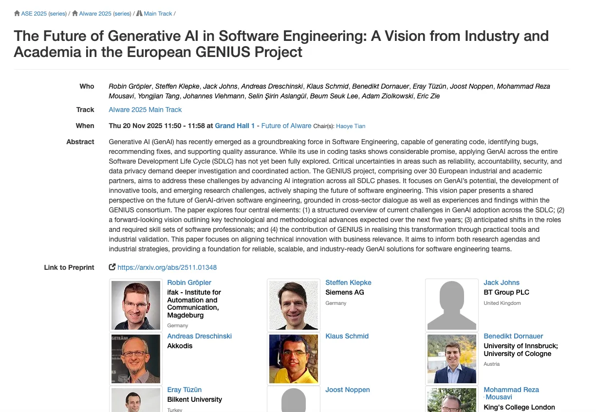 AIware 2025 Vision Paper